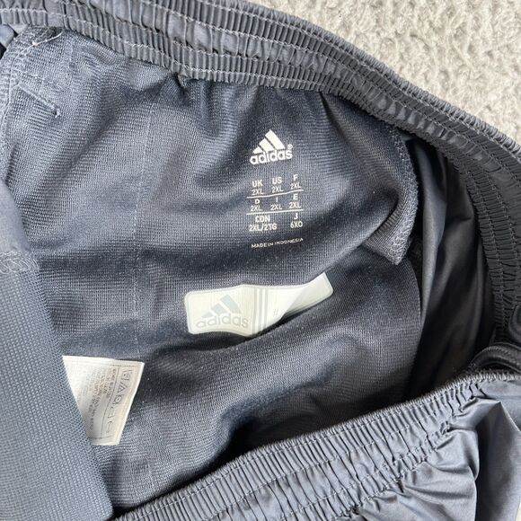 Adidas Track Pants Men 2XL Gray Zip Ankles Joggers Performance Training Athletic - Picture 8 of 15